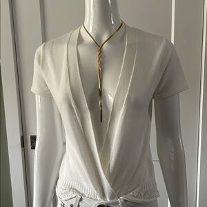 Cleo Knit Sweater Vest Open NWOT